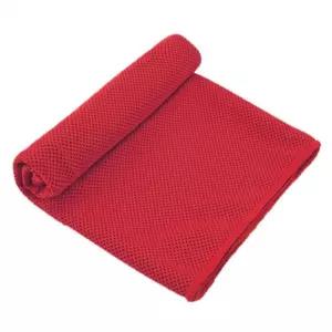 (레드) 쿨러 습식 스포츠 타월/타올/오션/비치/요가/수건/등산/바스/땀수건/수영/골프/바디/운동/주방