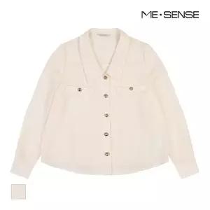 [미센스] 버튼포인트 블라우스_MB49BLM108Z