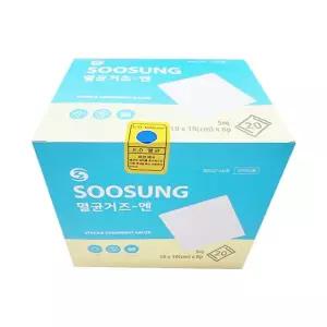 수성 멸균거즈엔 10cm x 10cm 8겹/5매/20포