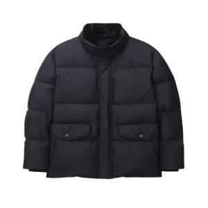 마에스트로 남성 24FW [반값세일]네이비 모피탈착 사파리 다운점퍼 MAJU4D031N2