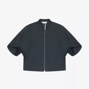 [하프클럽/]  25여름 5부 블루종 점퍼E2169