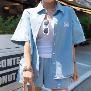 [하프클럽/]완벽한 코디 데님 투피스 셋업 NK52-SETS-19