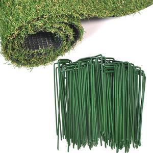 인조잔디 롤 시공 흙 마사토 녹색 U자 고정핀 원예자재 조경용품