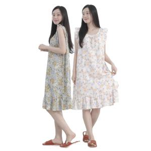 원피스잠옷 여성여름잠옷 인견 민소매파자마 홈웨어원피스 임산부