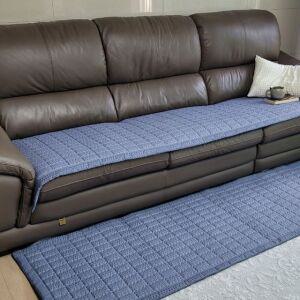 카이 시어서커 여름 쇼파패드 3인용