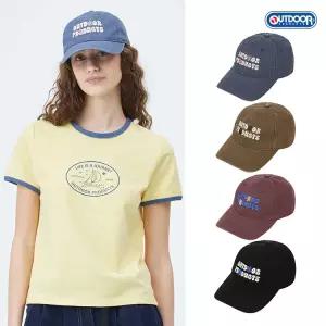 [아웃도어프로덕츠] 플라워 로고 워시드 볼캡 (4COLORS)