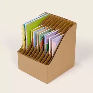 [아이스크림몰]크라프트 서류 수납 정리함 이면지 종이 보관함 문서 박스