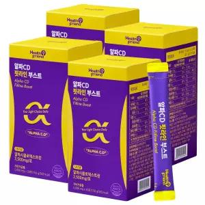헬스프랜드 알파CD 핏라인 부스트 4박스(120포) 알파시클로덱스트린 알파시디 분말 난소화성말토덱스트린