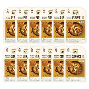 [CJ제일제당][T]백설 다담 정통된장찌개양념140g x12개