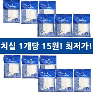 손잡이형 일회용 치실 600p