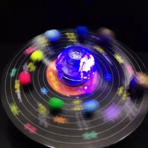 회전하는 LED태양계 만들기(5인)/돌아가는 태양계행성