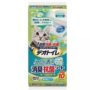 일본 유니참 데오토일렛 소취 향균패드 비누향 10매입