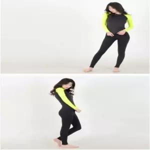 믿고사는잡화점 여자 기본 요가 스포츠레깅스레쉬가드 9부 요가반바지레깅스