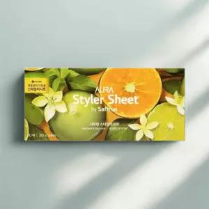 LG 스타일러 향기시트 라임바질앤만다린 아로마시트 20매입 1개