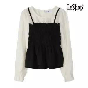 [르샵] 스모크 레이어드형 블라우스 (BP8BL014A)