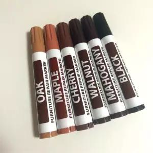 스크래치 가구까침 복원용 마카펜 6컬러/굵은흠집제/거제/목재/보수/연성/메/꿈제/우드/펜슬/칼라메꾸미/페