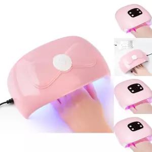 핑크리본젤램프 54w 자동센서 레진 LED UV 램프/네일/아트/젤/재료/연장/셀프/경화기/도구/기구 적외선