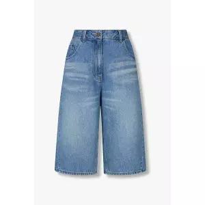 [STUDIO TOMBOY](강남점)[강남점단독]백 디테일 배기핏 하프 데님팬츠(9105362108)