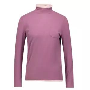 [롯데백화점]벨리시앙 미니 포켓 포인트 하이넥 티블라우스 BL4133