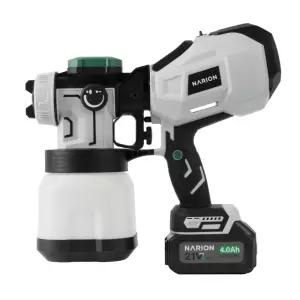 나리온 21V 무선 스프레이건 NSG21 충전 전기 전동 페인트건 후끼