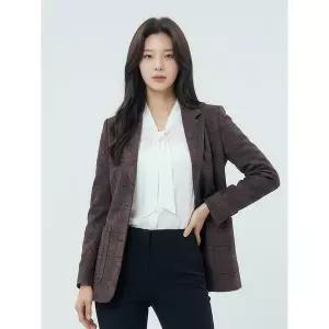 [PAT][PAT여성] 여성 테일러드 체크 자켓_1I61205