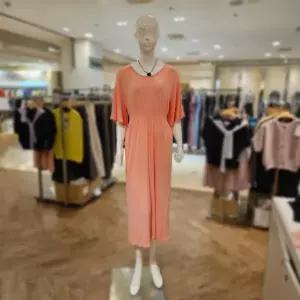 [대구백화점] [세컨스킨]모달 스마킹 포인트 드레스(NCWSD2300)