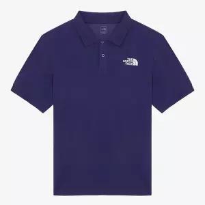 [노스페이스] [노스페이스 공식] NT7PR10F 남성 선데일 반팔 폴로_DARK PURPLE