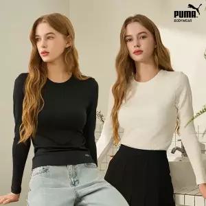 [푸마 언더웨어][푸마] 슬림핏 골지 브라탑 롱슬리브 1종 택일