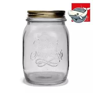 유리 밀폐 용기 2L 수납 용기 다용도 주방 유리병 유리보관용기 잼병 과일청 담금주병