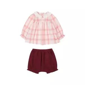 [닥스베이비]닥스베이비 시즌체크 블라우스 상하복 ETF21VP53M_SM