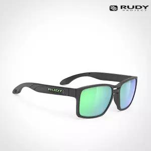 루디 선글라스 스핀에어 57 심플 블랙 매트-라임 / 3FX 편광 그린 SP576106-0002 스포츠 고글