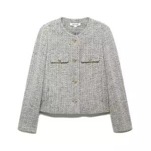 [롯데백화점]나이스클랍 라운드넥 트위드 자켓 N254MWJA20
