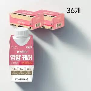 영양식 정식품 그린비아 영양케어 구수한맛 200ml 36팩 균형영양식 환자 직장인 대용식