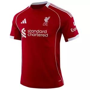아디다스 리버풀 25-26 홈 저지 S/S 축구유니폼 반팔 티셔츠 스트로베리레드 JV6423