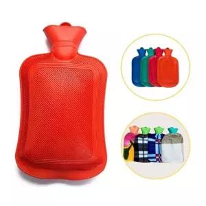 찜질용 뜨거운 물주머니 2L - 커버포함 (랜덤 색상)