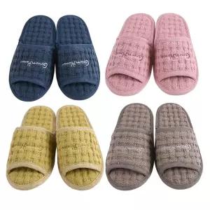 순면 실내 거실화 슬리퍼 부드러운 거실 실내화