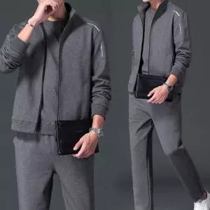 남성 트레이닝 세트 집업 포켓 XL~4XL 봄 가을 츄리닝 셋업 일자바지 3color 세트
