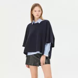 [시슬리]울 기모 케이프_SAKP38461