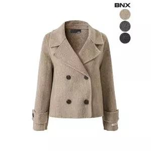 [하프클럽/]여성 핸드메이드 더블 울 자켓