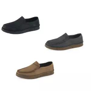 [롯데백화점]윙스풋 NICK슬립온3종W720OA-M블랙,브라운,그레이2.5센치