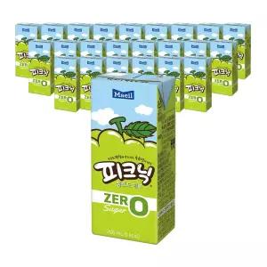 (박스)피크닉 제로 청포도 200ml 24개 어린이음료