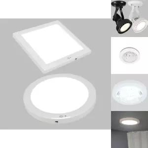 LED 더스타일 사각 원형 엣지 10인치 20W 센서등/직부등/조명/등기구/현관등/식탁/램프/천장등/현관/실내등