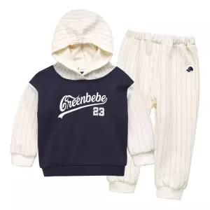 [그린베베] 영유아 봄가을용_야구 후드 상하복 2종세트/아기옷/외출복/상하세트/유아옷/신생아/남아/여아/돌복/KC인증/국내생산