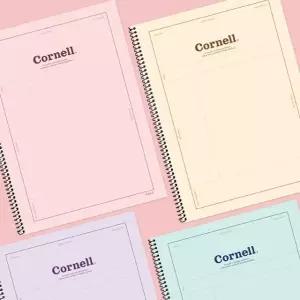 핑크풋 노트 필기 공책 스프링 코넬 연습장 랜덤