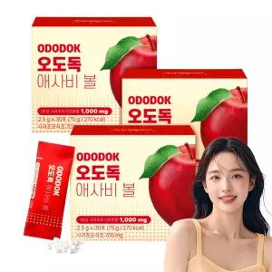 애사비알약 비타바이트 오도독 애사비 볼 애플사이다 비니거 크런치 3통