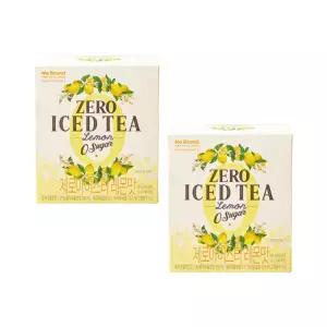 노브랜드 제로아이스티 레몬맛 6g 40입 x 2박스 학교 사무실 탕비실 간식 음료 티타임 디저트