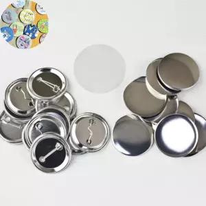 원형핀버튼 메탈 핀버튼 재료 뱃지제작 뱃지/꾸미기/고정/뺏지/만들기/뱃지핀/고정핀/DIY/그리기