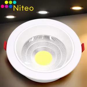 색변환 에코 COB 다운라이트 6인치 25w 플리커프리 방습 LED 매입등 매립등