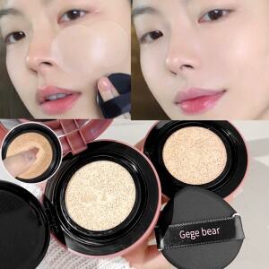 오일 컨트롤 에어 쿠션 CC 크림 방수 지속되는 매트 브라이트닝 파운데이션 컨실러 여성용 베이스 메이크업