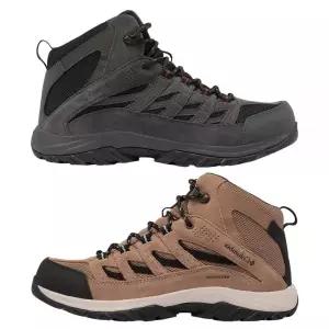 [매장판] 컬럼비아 등산화 남성 크레스트우드 미드 워터프루프 와이드핏 방수 신발 BI0652
